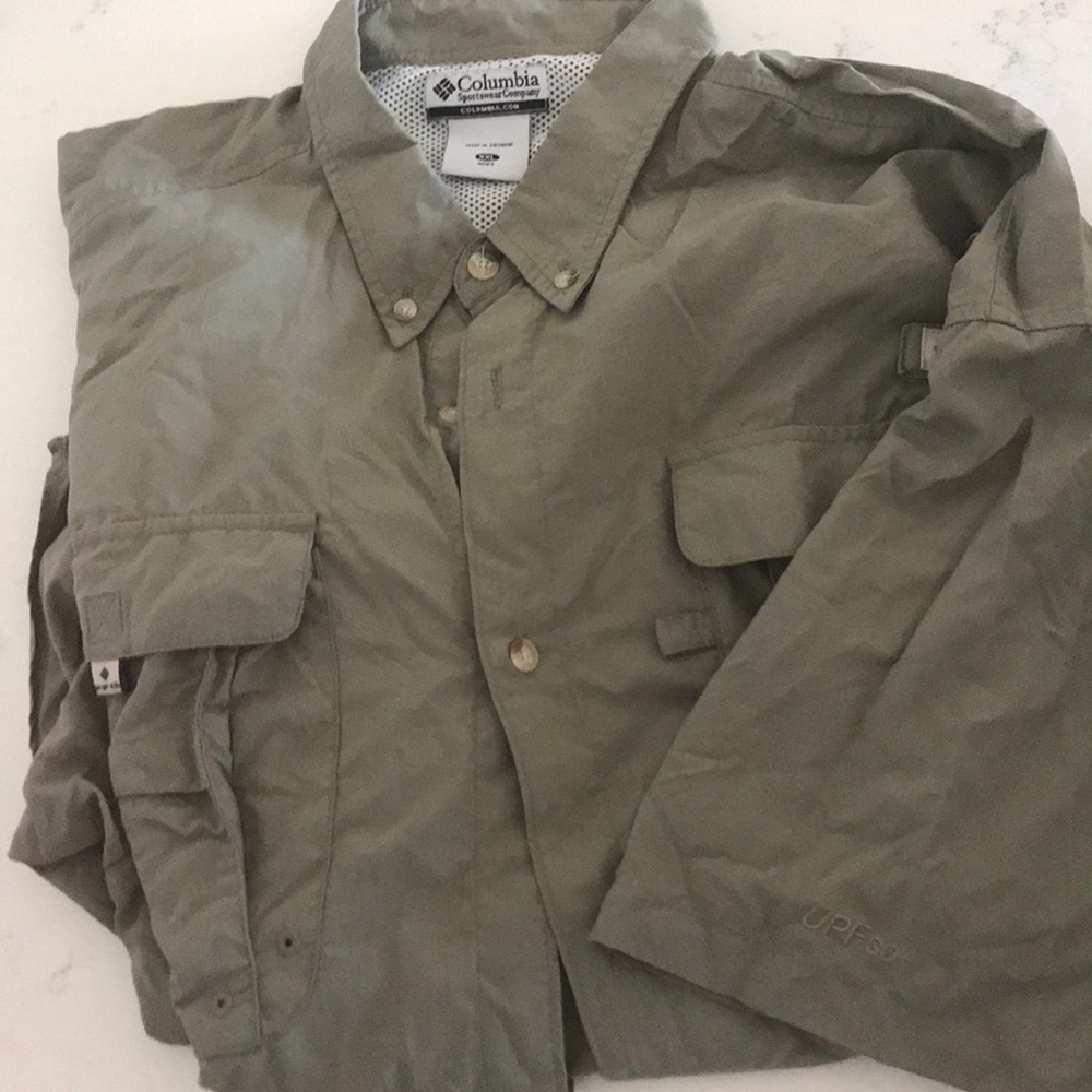 Columbia pfg dri fit short sleeve